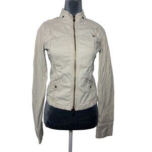 Abercrombie & Fitch Girl's Beige Jacket XL Authentic Vintage